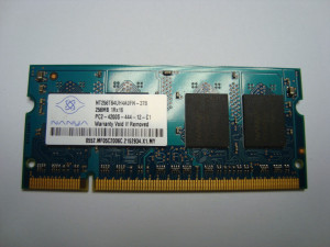 Памет за лаптоп DDR2 256MB PC2-4200 Nanya